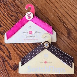 Lindsay Phillips SwitchFlops Straps (2 Pairs, NWT) – Medium